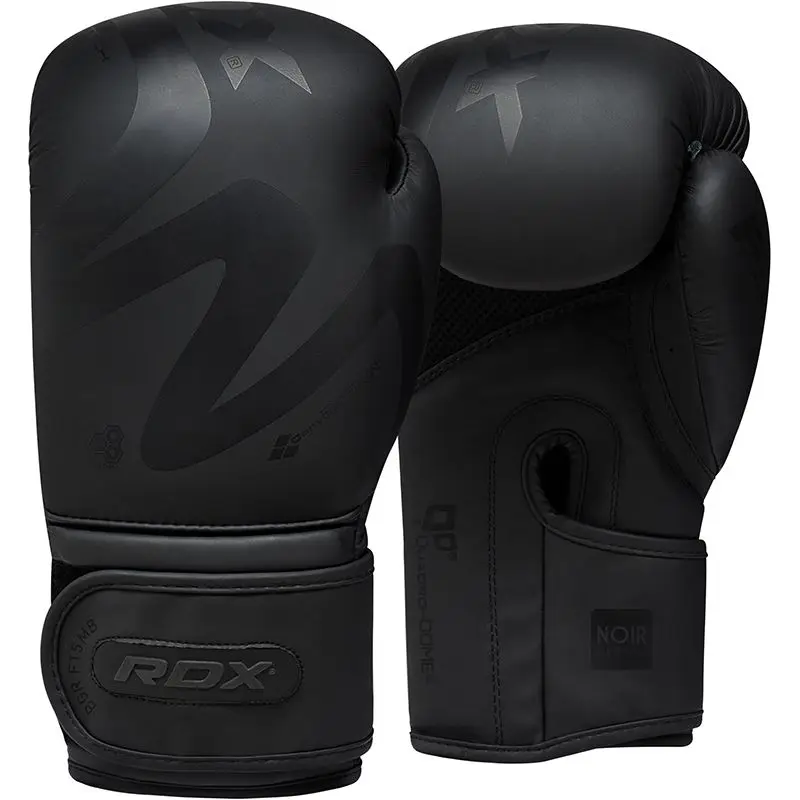 RDX F15 Noir Boxing Gloves – Matte Black