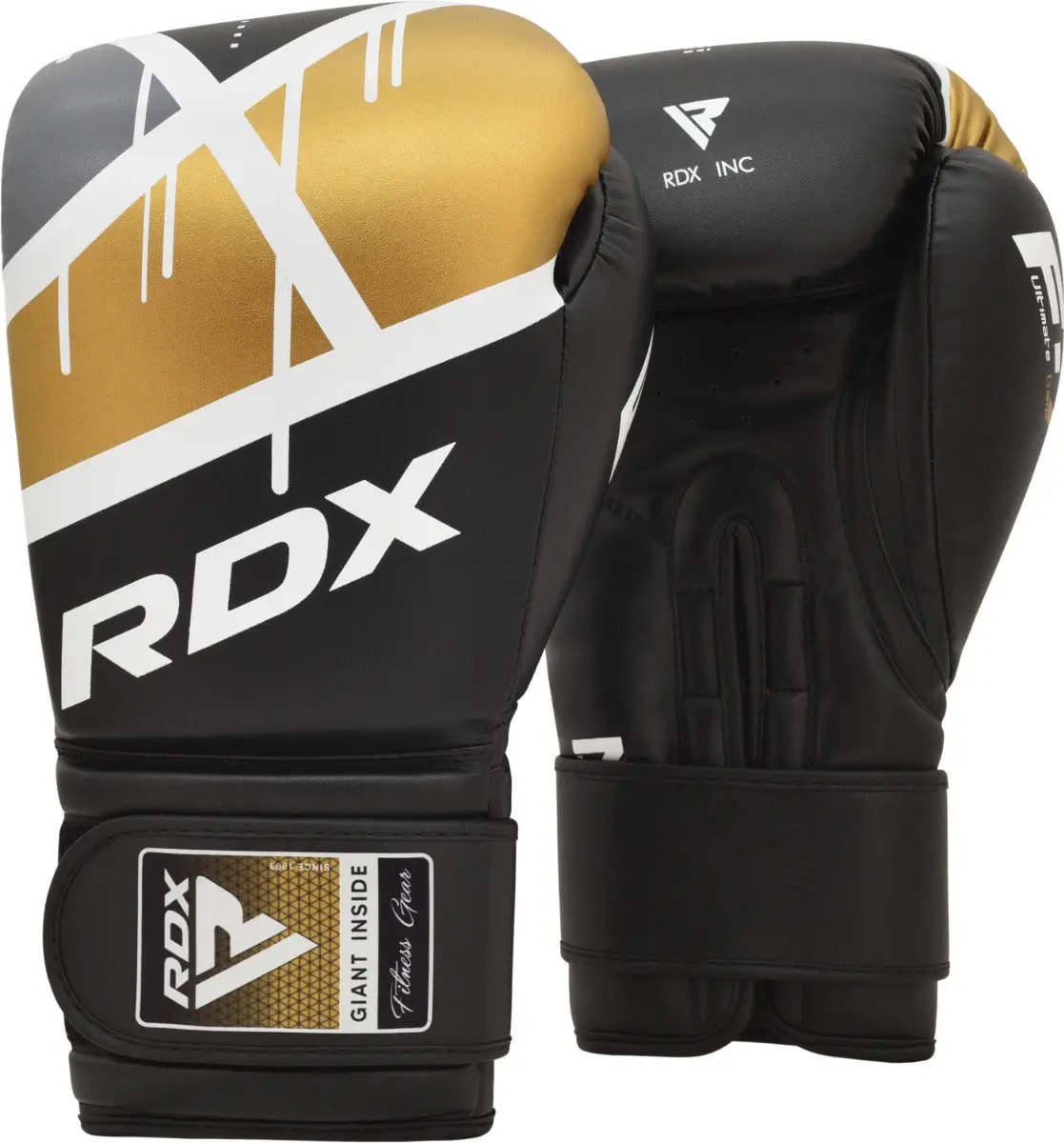 RDX F7 Ego Boxing Gloves – Black Golden