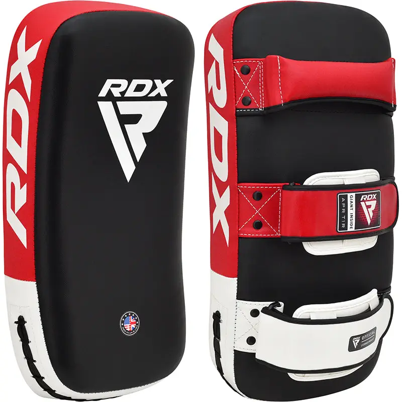RDX T1 Curved Thai Kick Pad – Black/White/Red