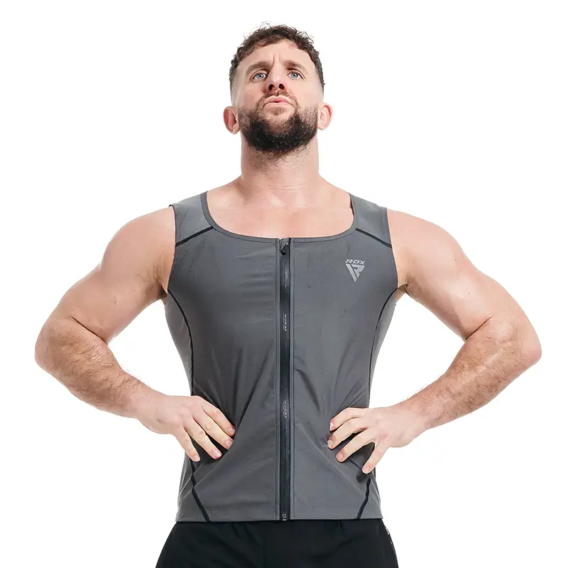 RDX M2 Men Sweat Vest – Grey