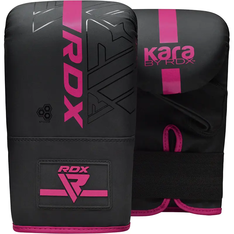 RDX F6 Kara 4oz Bag Mitts – Pink/Black
