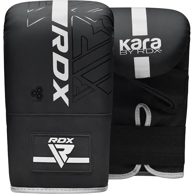 RDX F6 Kara 4oz Bag Mitts – White/Black