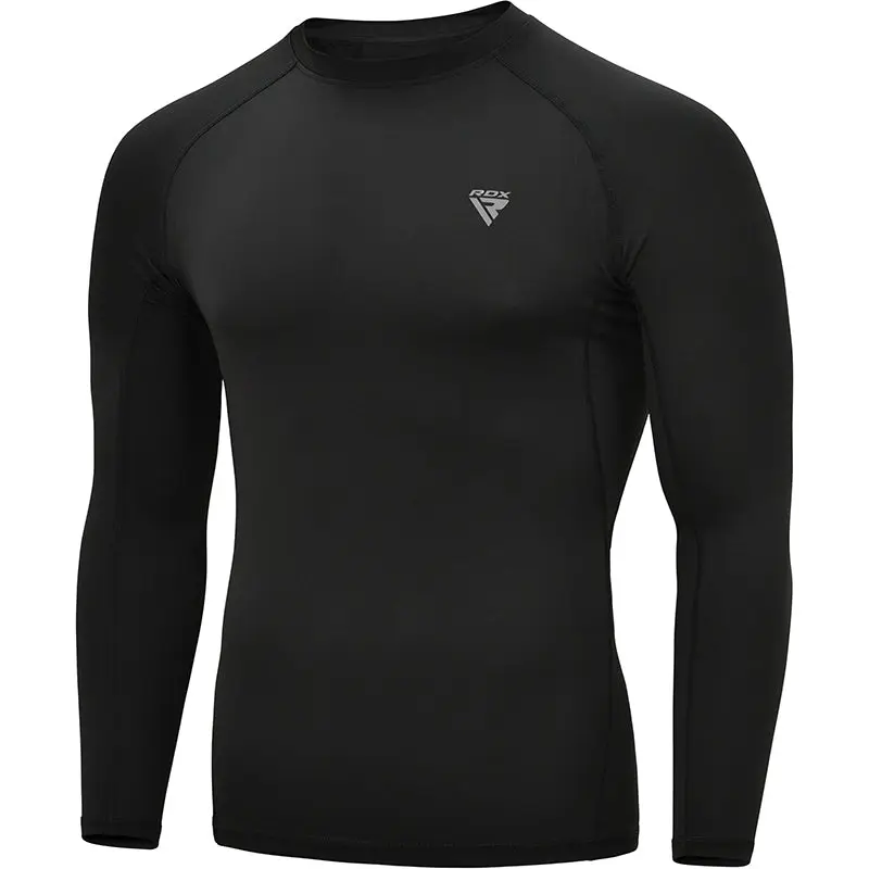 RDX T15 Rash Guard Long Sleeve – Black