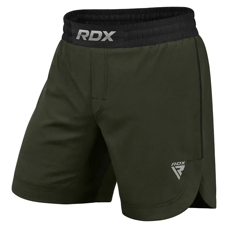 RDX T15 MMA Fight Shorts – Army Green