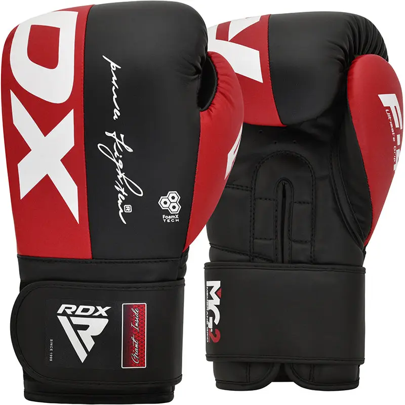 RDX F4 Boxing Sparring Gloves – Red/Black