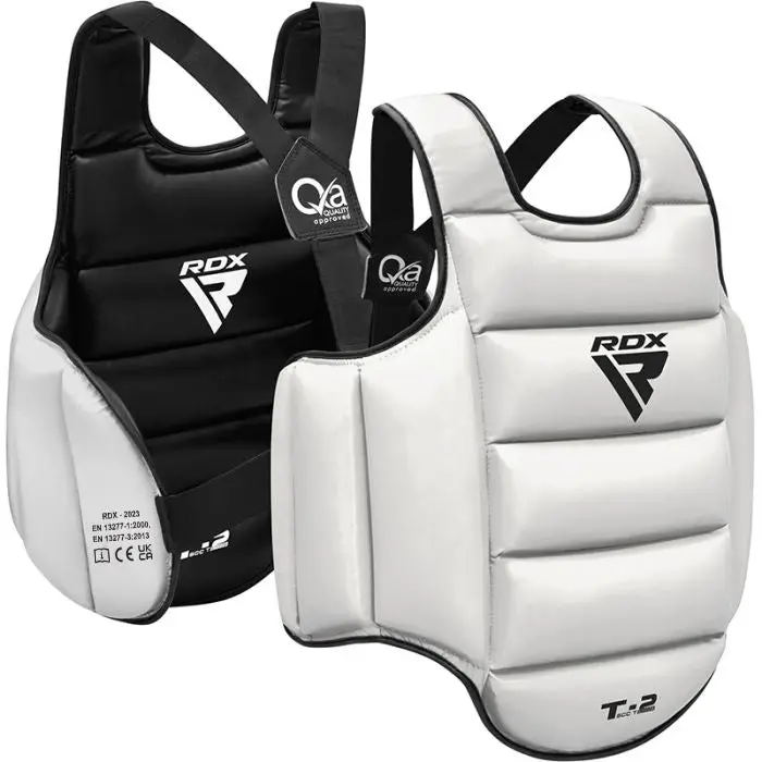 RDX T2 Chest Guard Body Protector – White/Black