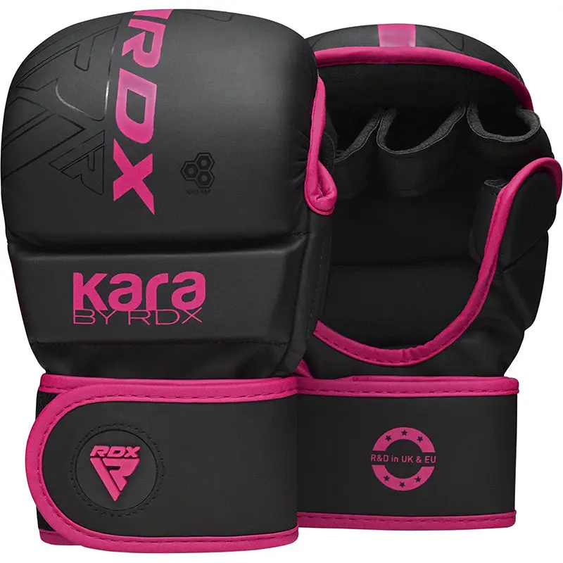 RDX F6 Kara MMA Sparring Gloves – Matte Pink